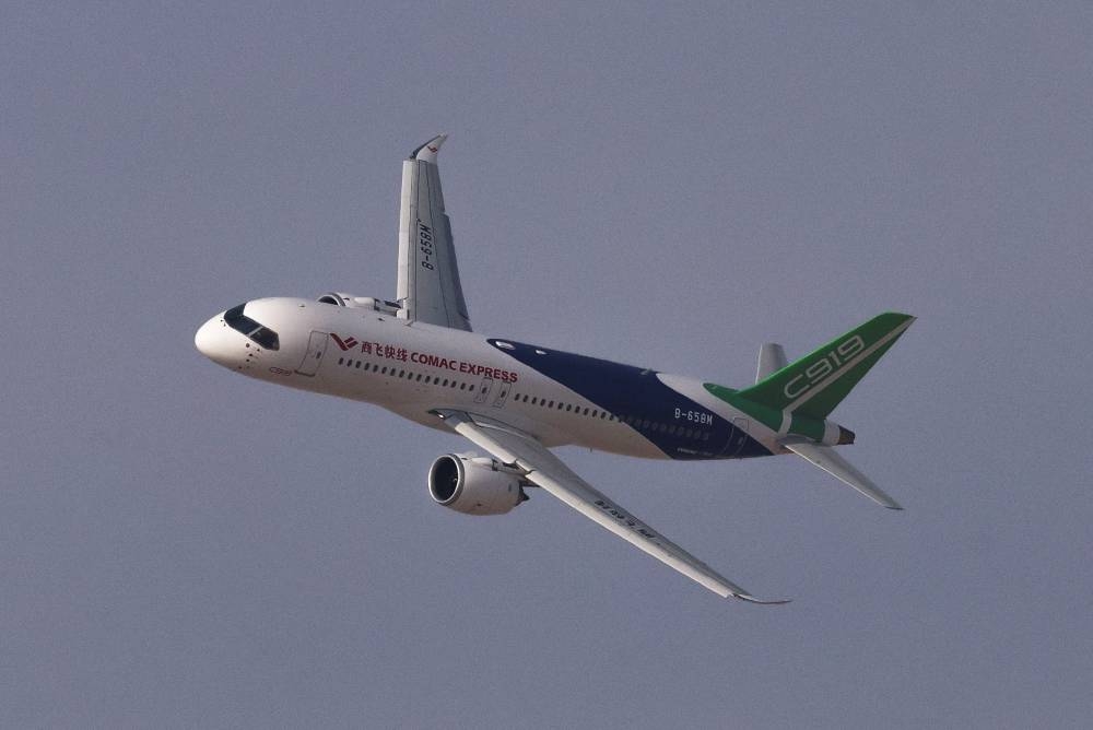 China's C919 makes debut display outside Asia