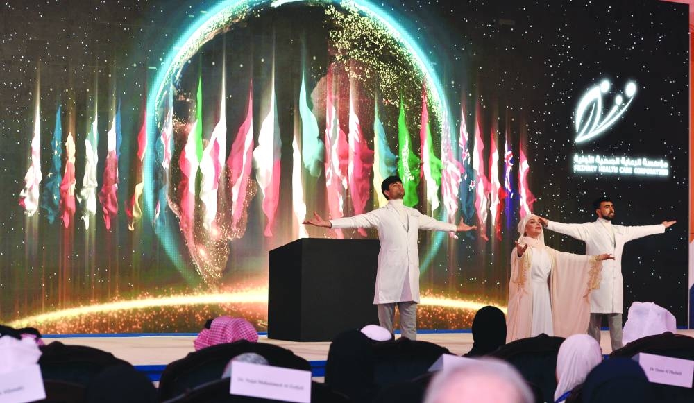 A presentation during the opening session.