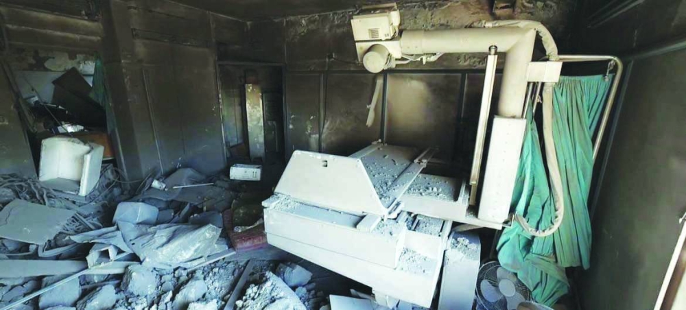 
Medical instruments have been destroyed in an attack on Al-Ahli hospital in Gaza. (Picture: United Nations/File Photo) 
