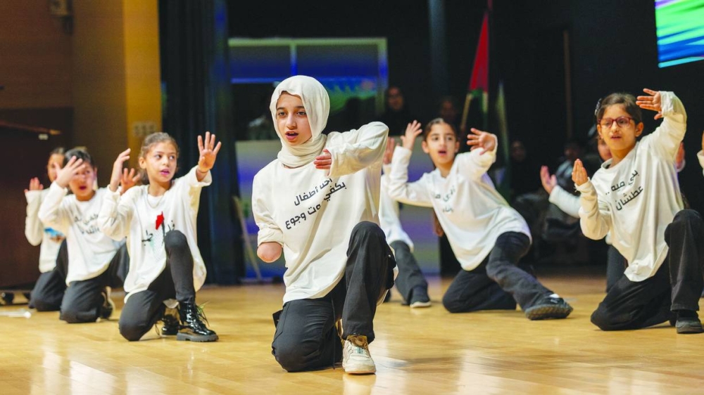 QF's Awsaj Academy holds cultural and humanitarian event.