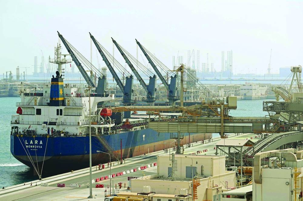 A view of the Ras Laffan Industrial City, Qatar's principal site for the production of liquefied natural gas and gas-to-liquids (file). The expansion of the North Field will drive a substantial increase in LNG production, further strengthening Qatar's role in meeting global market needs, according to the World Bank report.