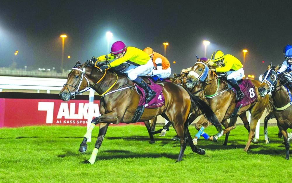 Jefferson Smith guided Glory Of The Stars to the Lusail Cup win yesterday.