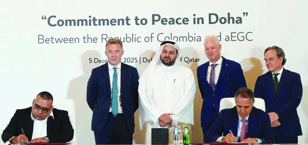 
The ‘Commitment to Peace’ agreement was signed in Doha on Friday. 