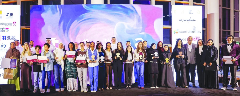 The competition brought together young creatives aged 13-17 from across Qatar, showcasing works submitted in a wide variety of artistic mediums.