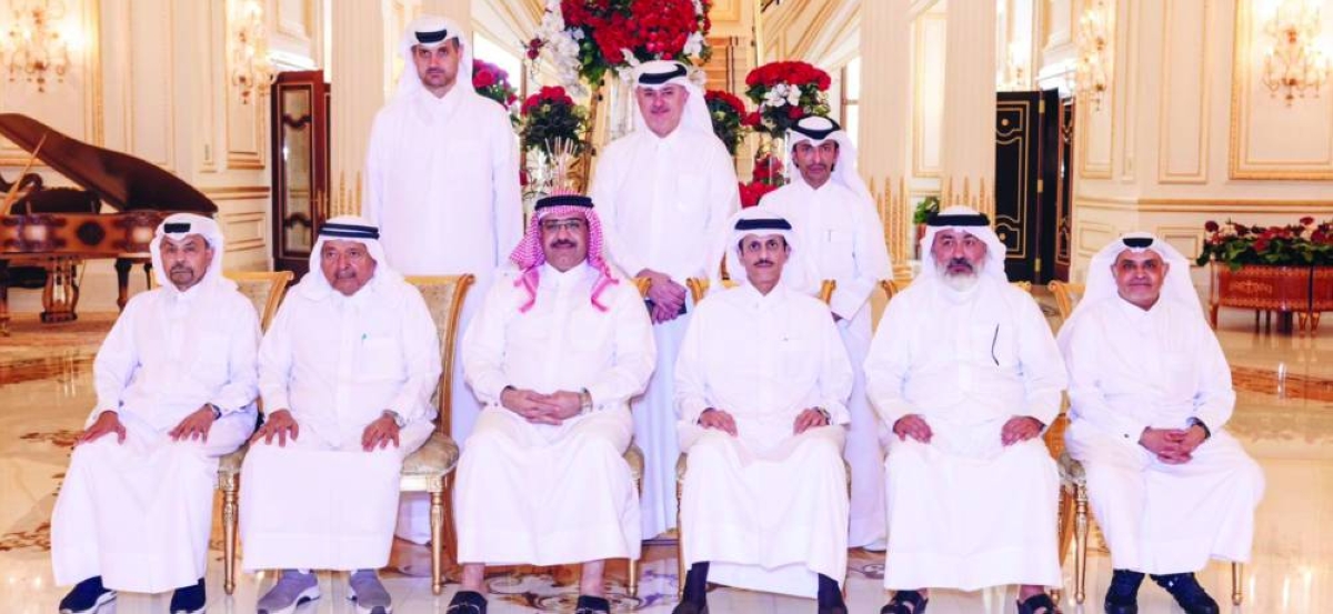 Officials and members of the Qatari Businessmen Association join Atheer Dawood al-Ghurairi, Iraq’s Minister of Trade, during a luncheon hosted by QBA deputy chairman Sheikh Dr Khalid bin Thani al-Thani.