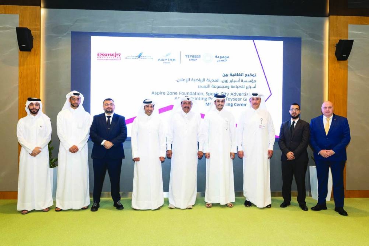 MoU signing between Aspire Printing, Aspire City Advertising and Teyseer Group.
