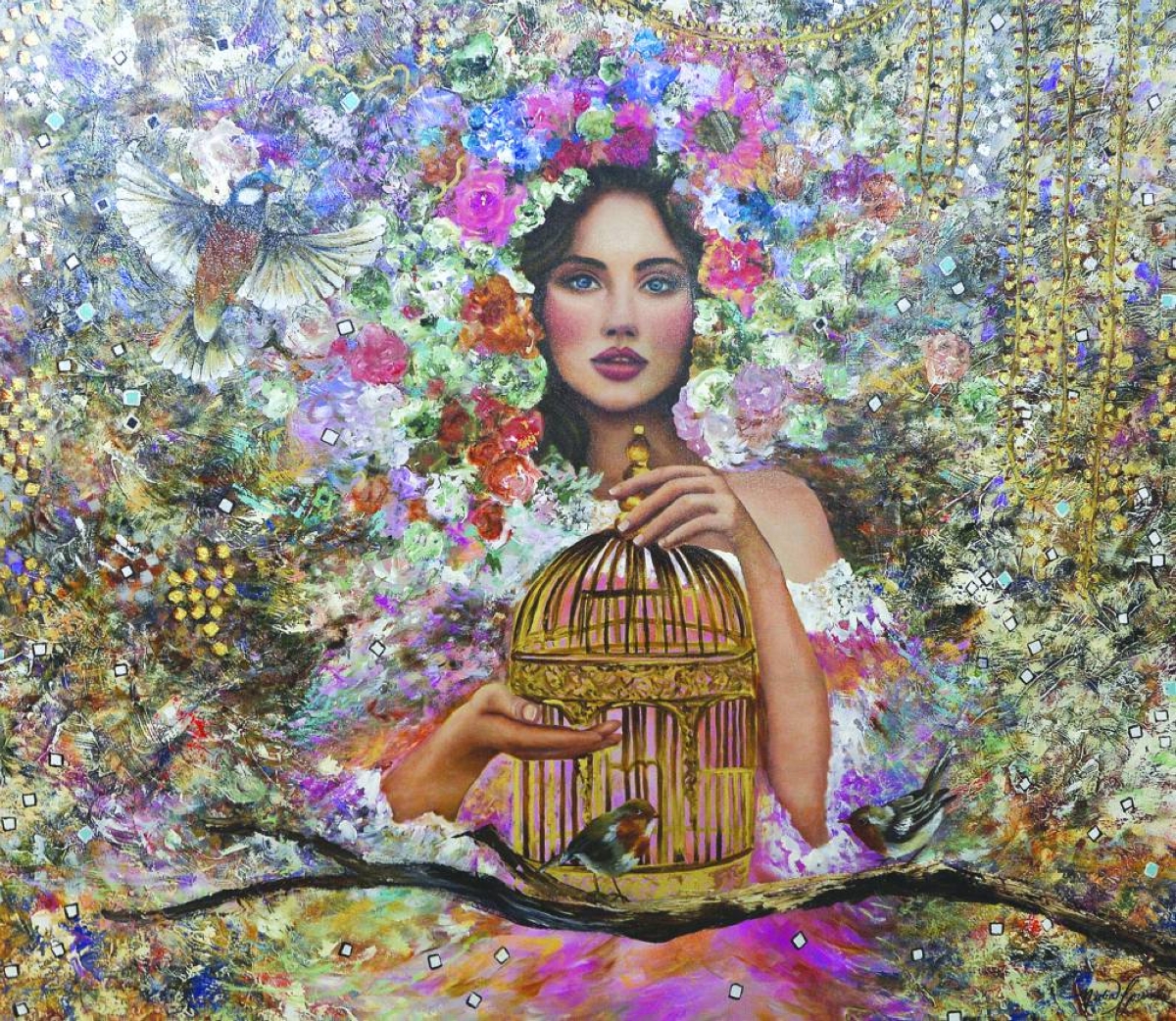 An artwork at the exhibtion.