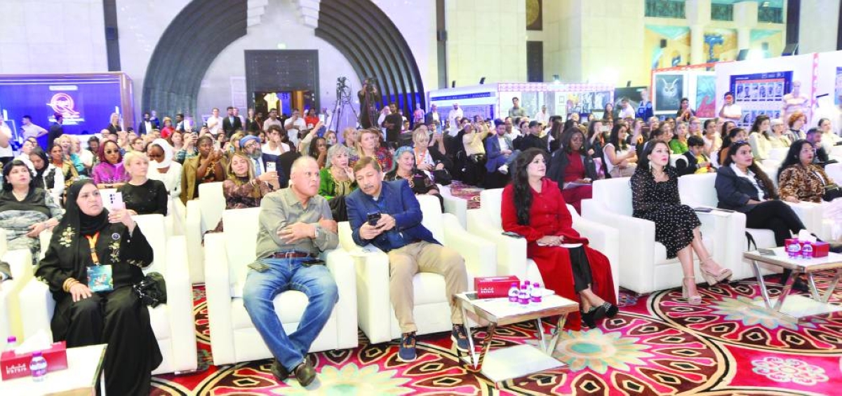 Officials and others at the auction.