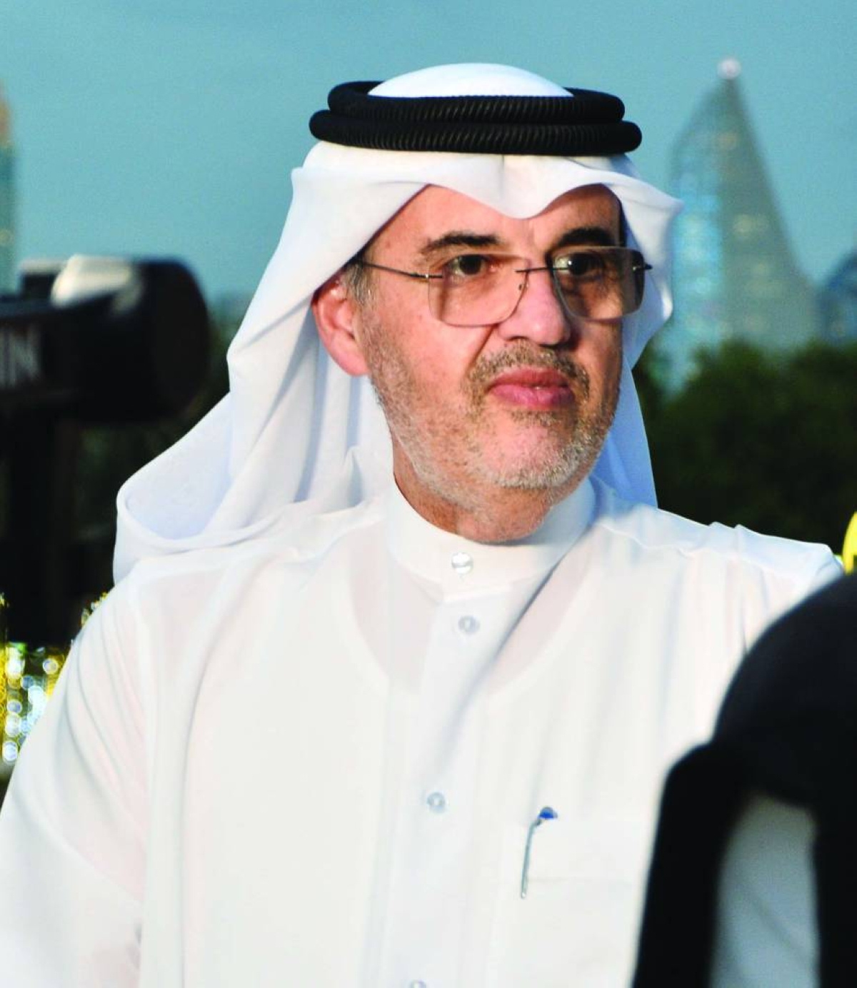 Hassan al-Mousawi at the event.