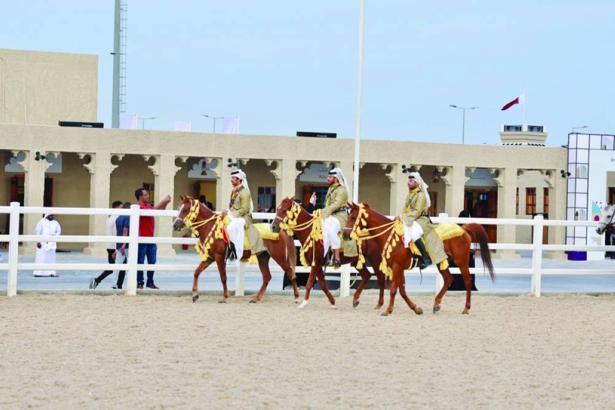 Part of the equestrian parade.
