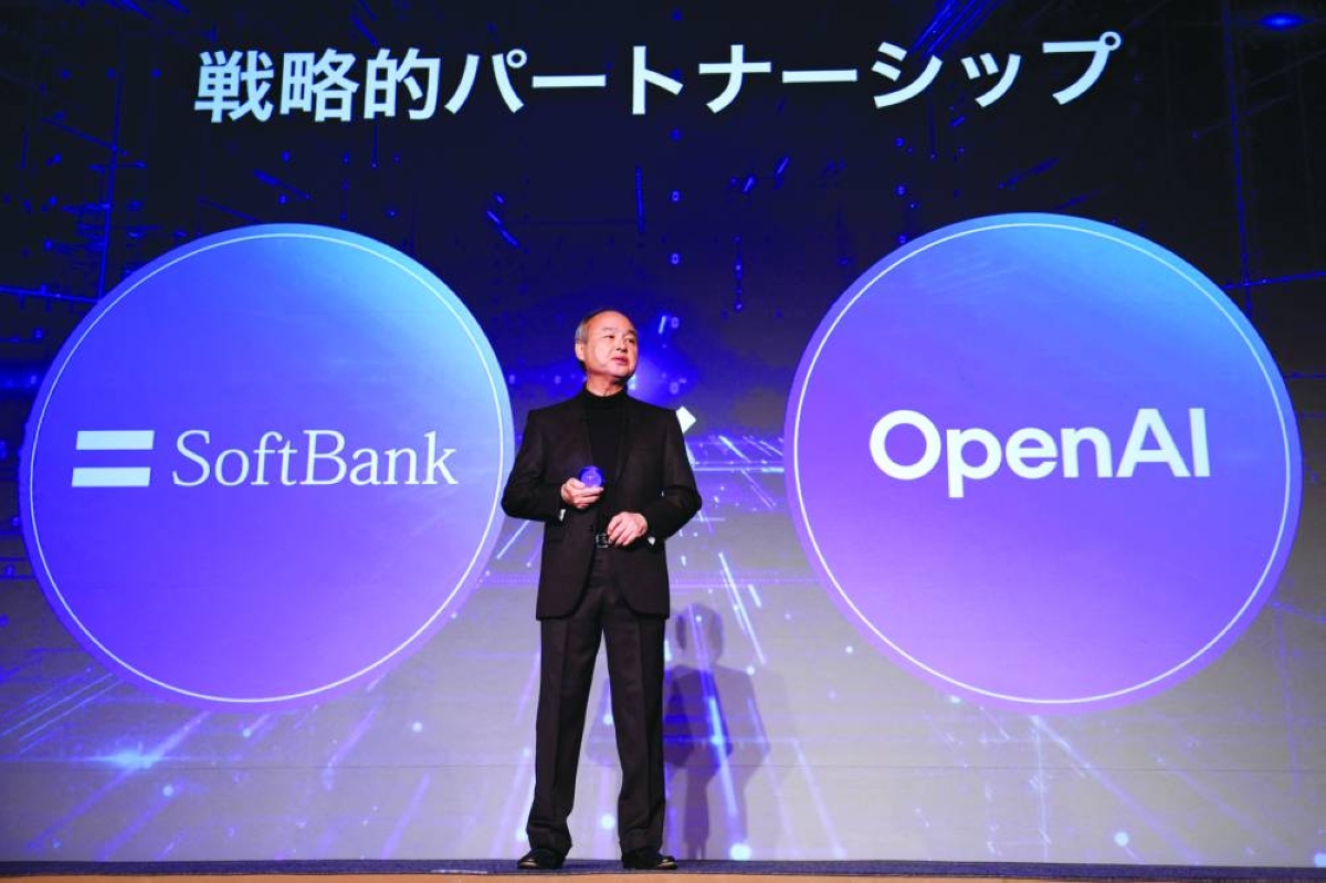 SoftBank CEO Masayoshi Son attends an event to pitch AI for businesses in Tokyo. SoftBank Group is racing to close a $22.5bn funding commitment ‌to OpenAI by year-end through an array of cash-raising schemes, including a sale of some investments, and could tap its undrawn ‌margin loans borrowed against its valuable ownership in ‍chip firm Arm Holdings.