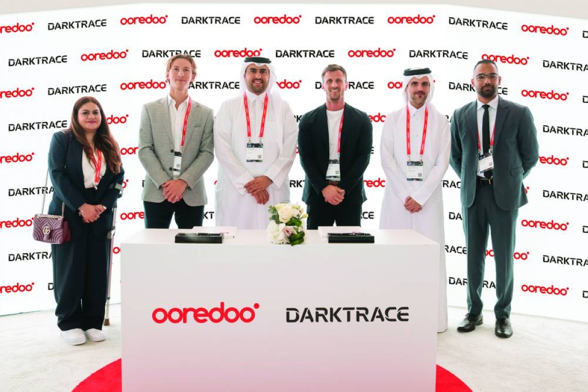 The agreement was formalised during a signing ceremony attended by Thani Ali I A al-Malki, Chief Business officer at Ooredoo, and Thomas Johnson, Channel director, META at Darktrace.