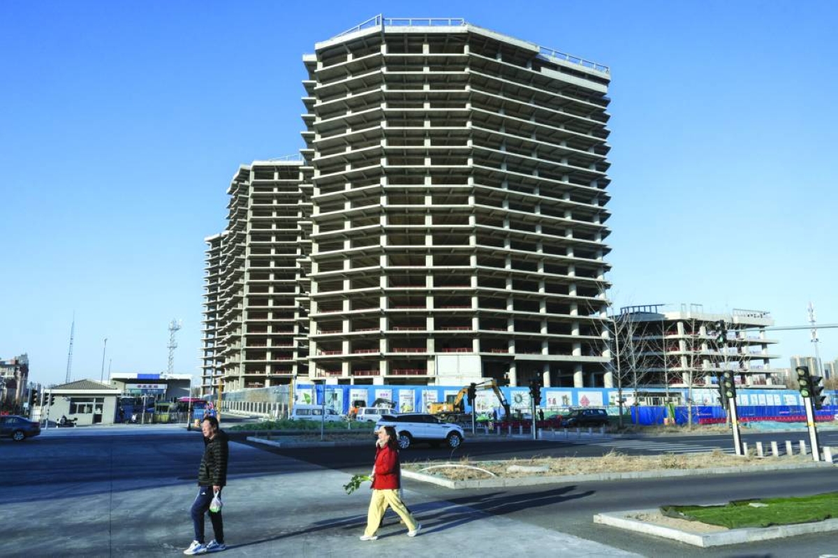 The Yunhe Vanke Centre construction site in Beijing. China Vanke Co, which just days ago got a reprieve on a local bond, has gained further breathing room after investors agreed to extend the grace period of another note, helping the embattled developer avert an imminent default once again.
