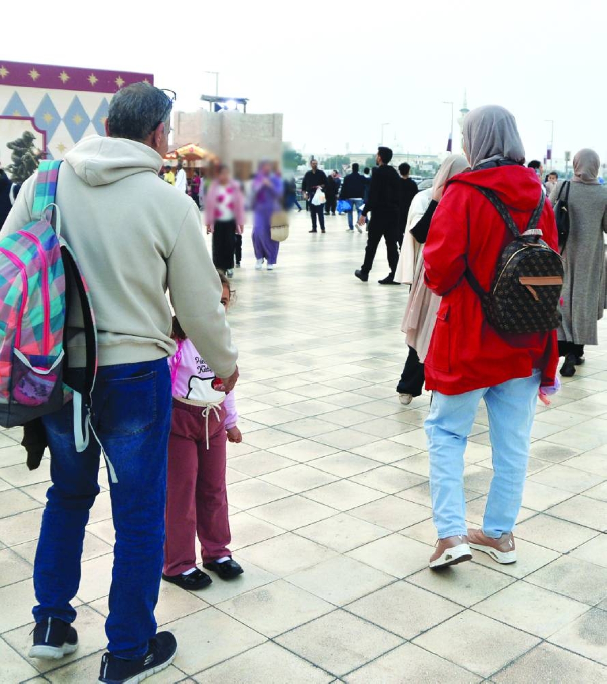 As winter conditions set in, jackets and sweatshirts have become a common sight across Doha. 