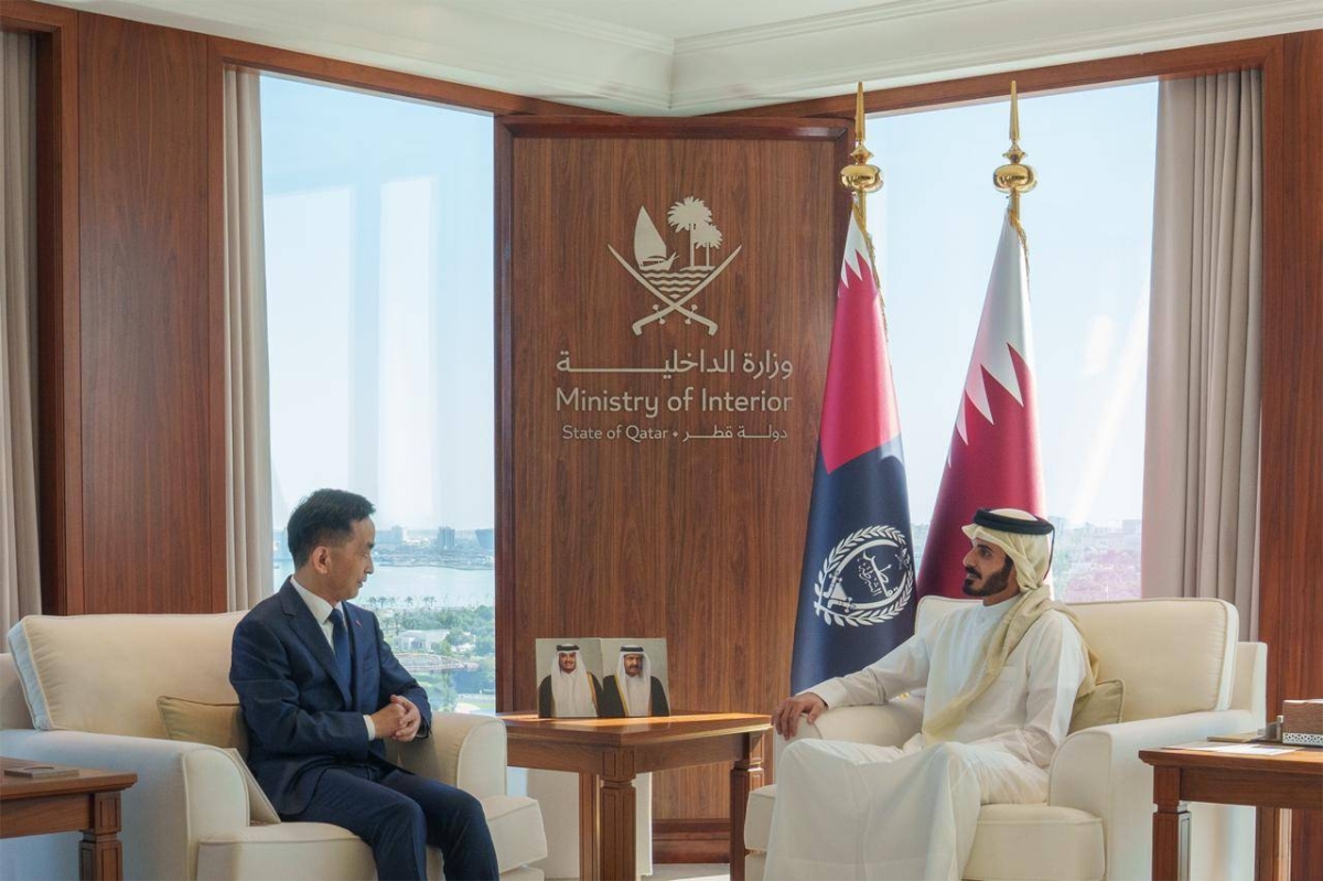 Minister of Interior meets China's Ambassador