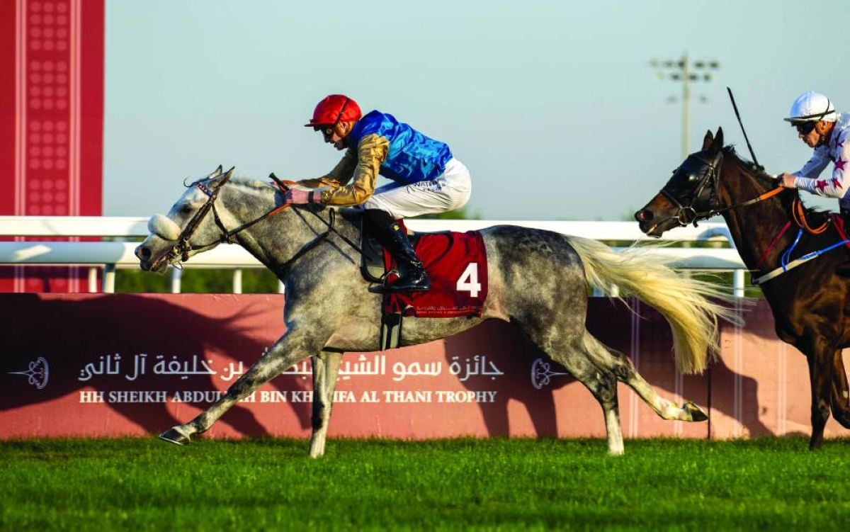
Arman won the Local Purebred Arabians securing another major trophy for Wathnan Racing under the guidance of jockey James Doyle. 
