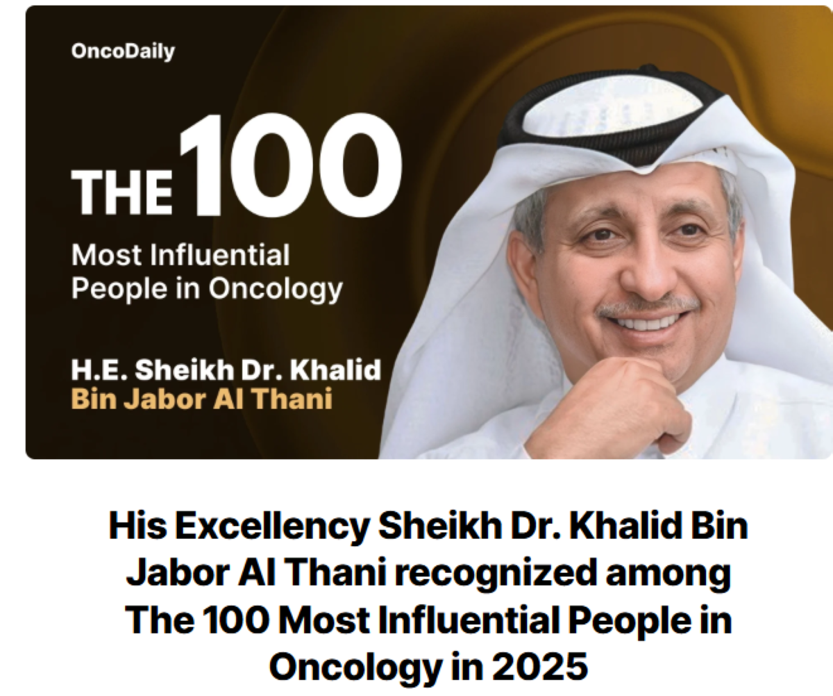 Qatar Cancer Society chairman among top 100 global influential figures in oncology in 2025