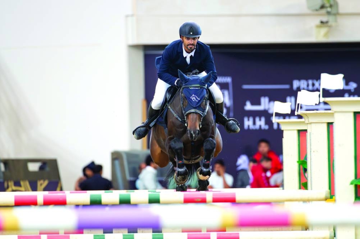 
Qatar’s Hussain Said Haidan won the CSI1* Grand Prix after a 
jump-off aboard D Saucedo. 