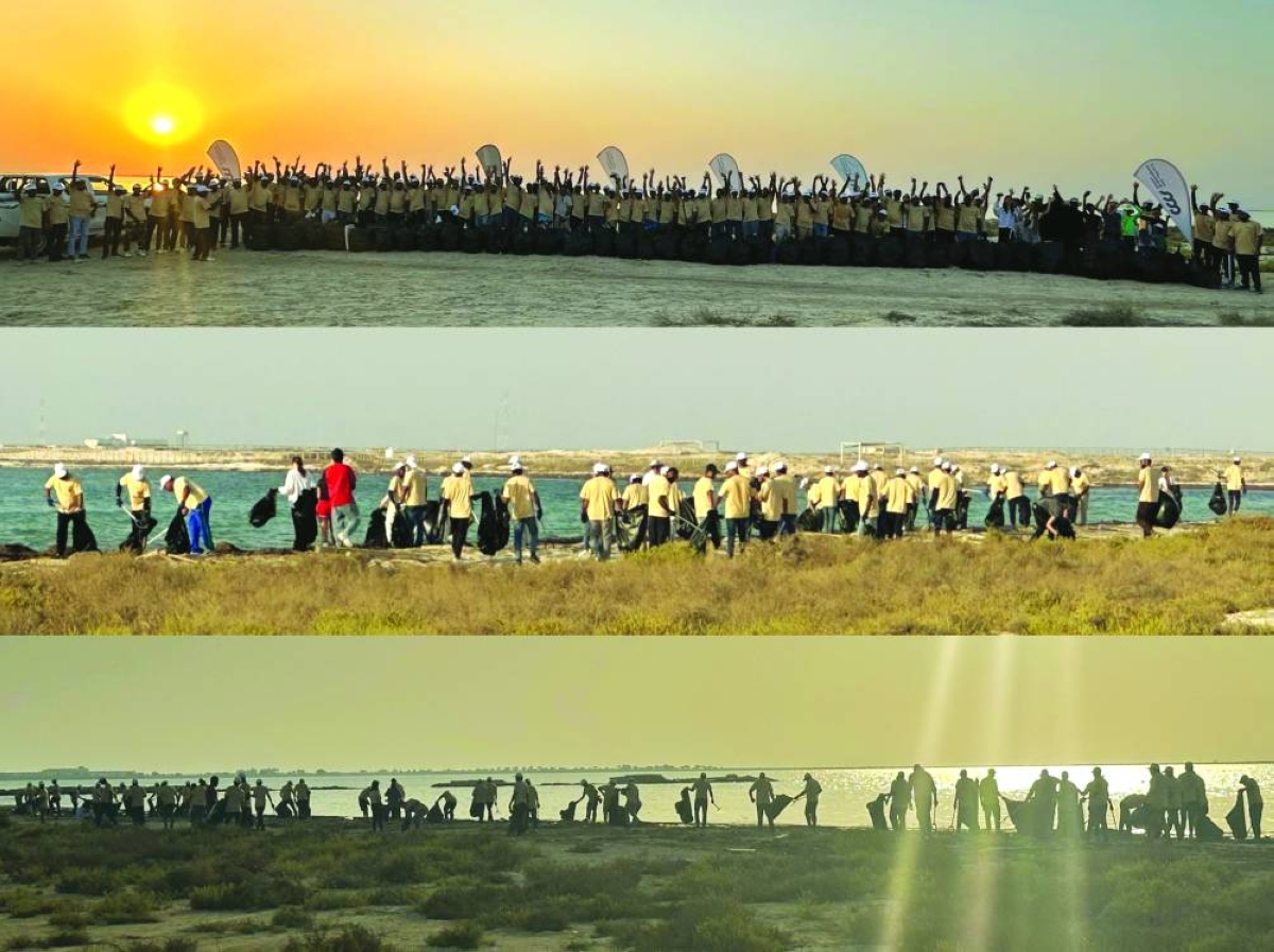 The initiative mobilised more than 50,000 volunteers through educational programmes and cleanup drives in Qatar.