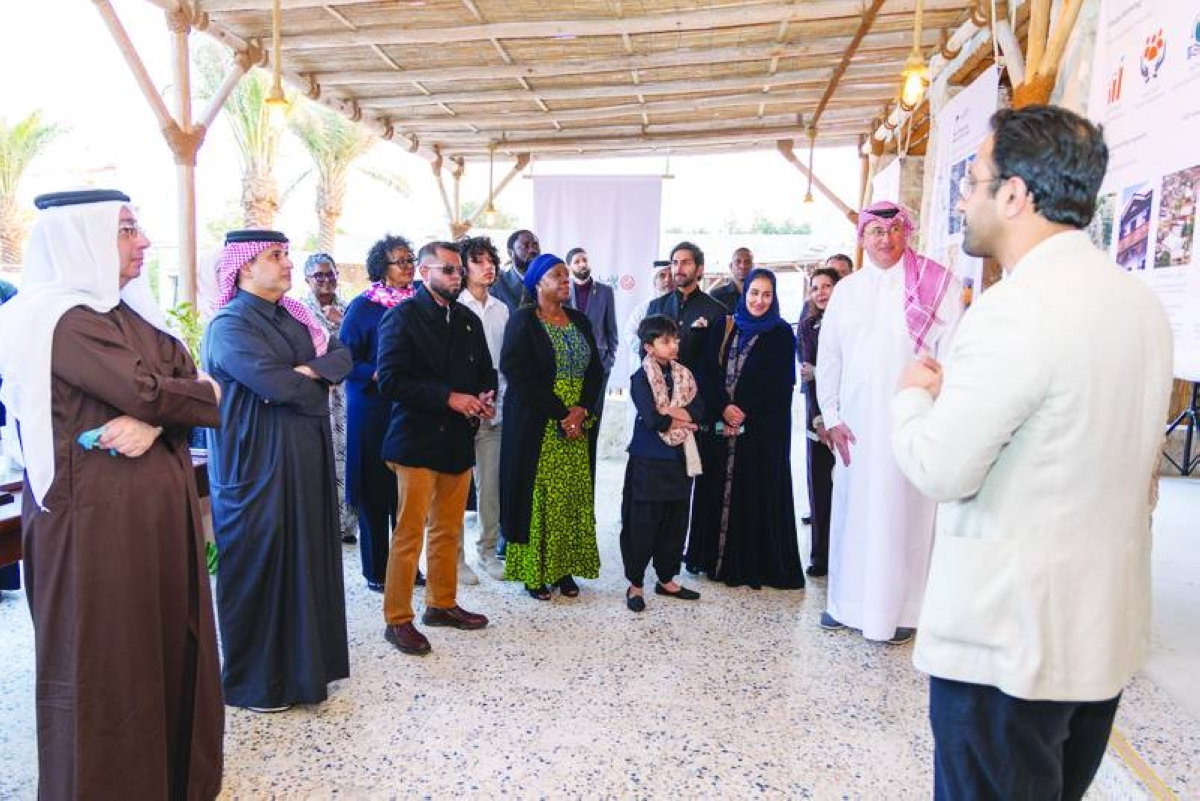 Dignitaries at the reception event marking one year of the QF–The King’s Foundation partnership.