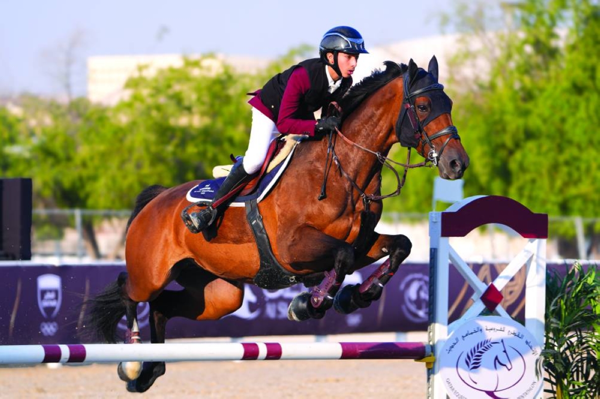 Qatar’s Ali Omar al-Ansari claimed CSI1 Special Two-Phase win aboard Nikita Eindeken Z.
