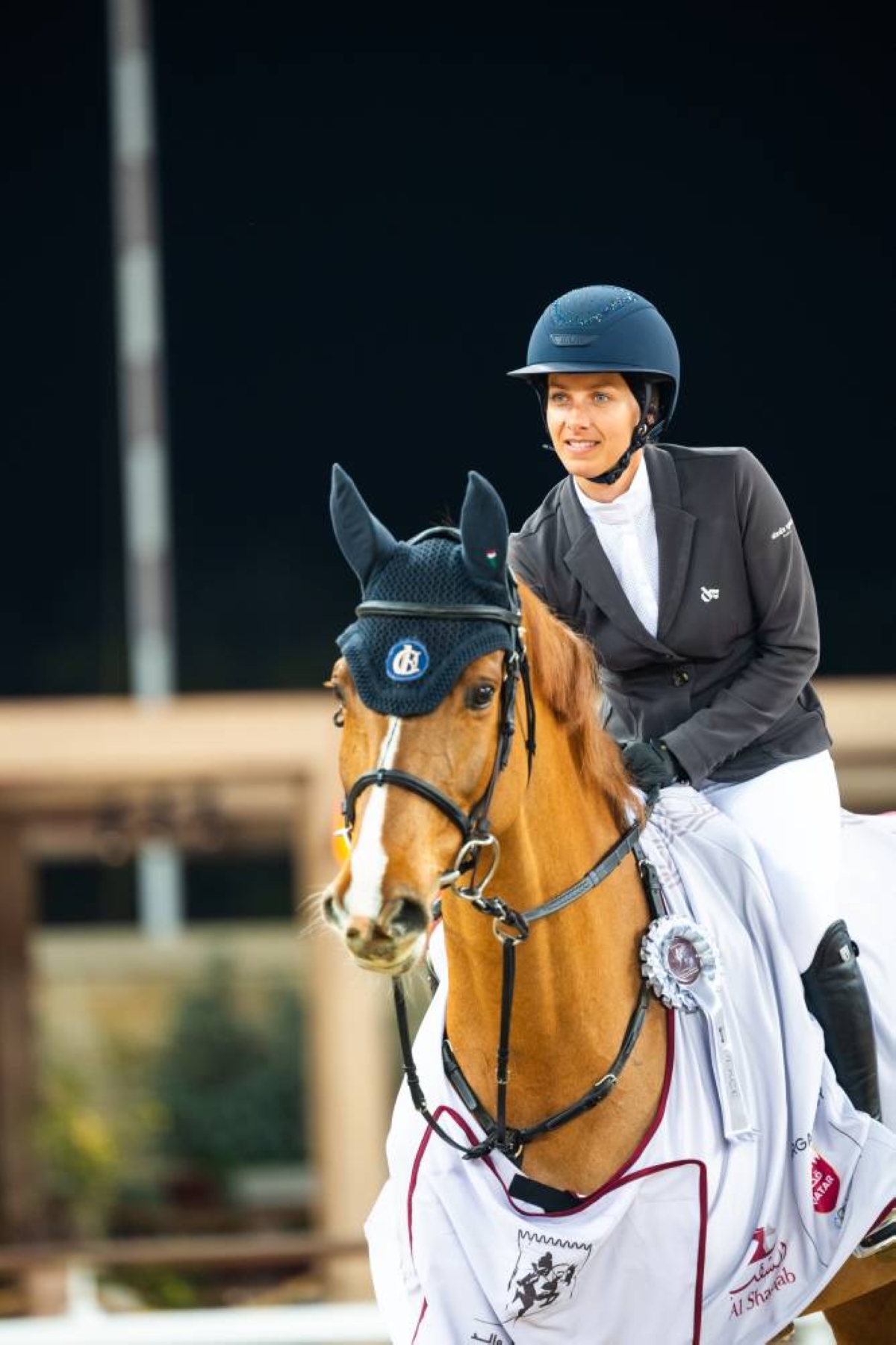 In the CSI5* Six Bars 1.50m, France’s Megane Moissonnier emerged victorious with a flawless performance aboard Chacarija PS.