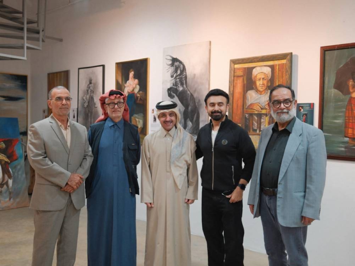 ‘Soul in Strokes’ exhibition at Art Factory Lusail, Fox Hills. 
