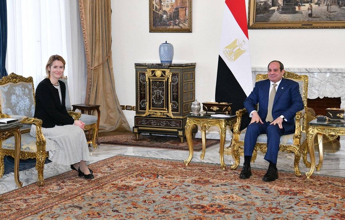 Egyptian President, EU Foreign Policy Chief highlight need to fully implement Gaza ceasefire deal