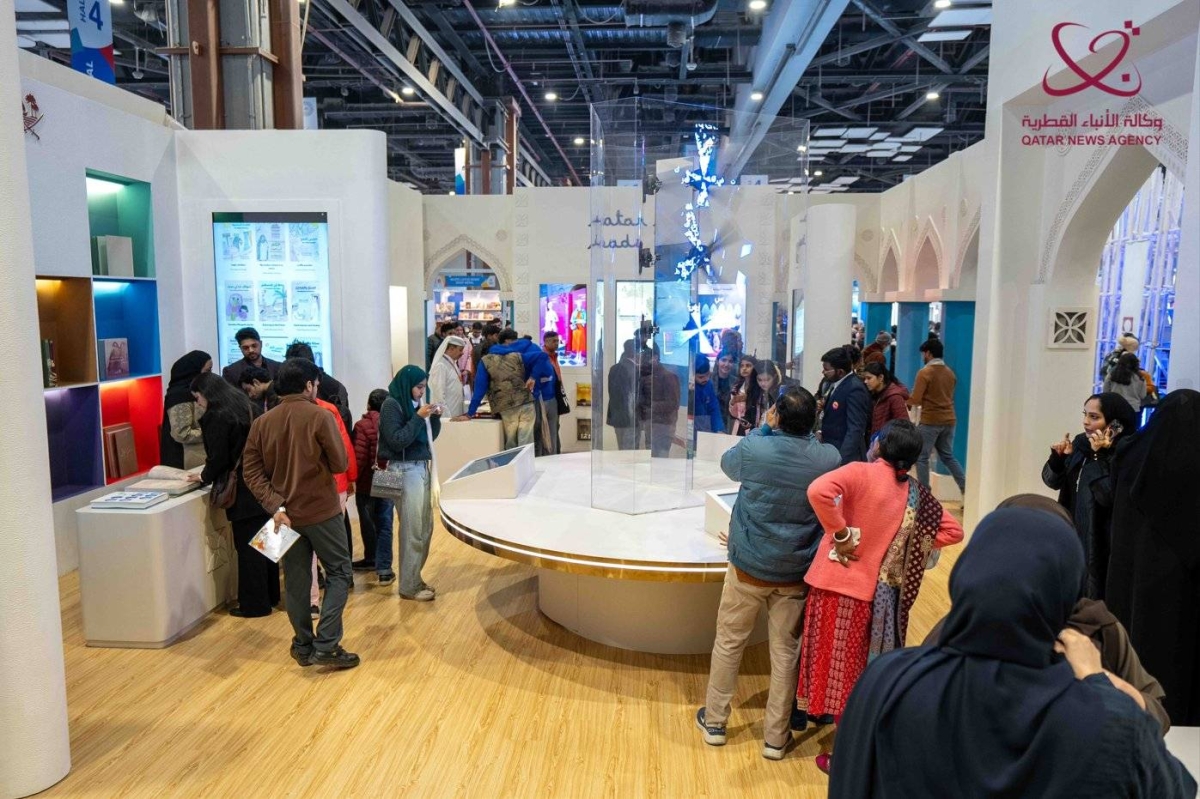 Record number of visitors at Qatar’s booth at New Delhi World Book Fair