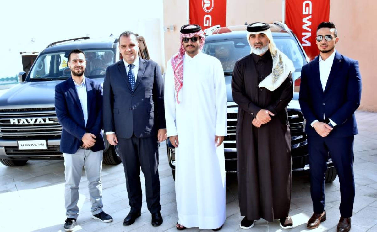 Old Doha Port and Teyseer officials at the press conference yesterday. PICTURES: Thajudheen