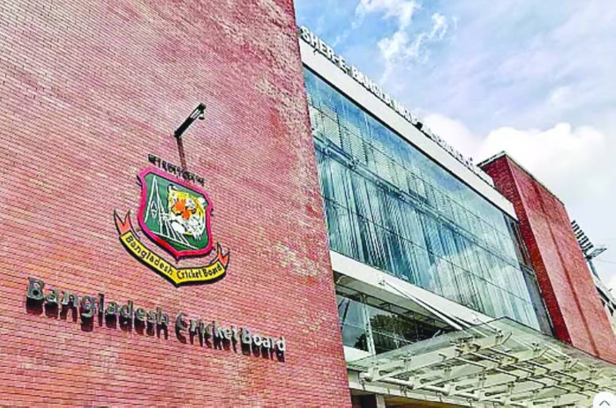 The Bangladesh Cricket Board office building is seen inside the Sher-e-Bangla National Cricket Stadium in Mirpur, Dhaka. 