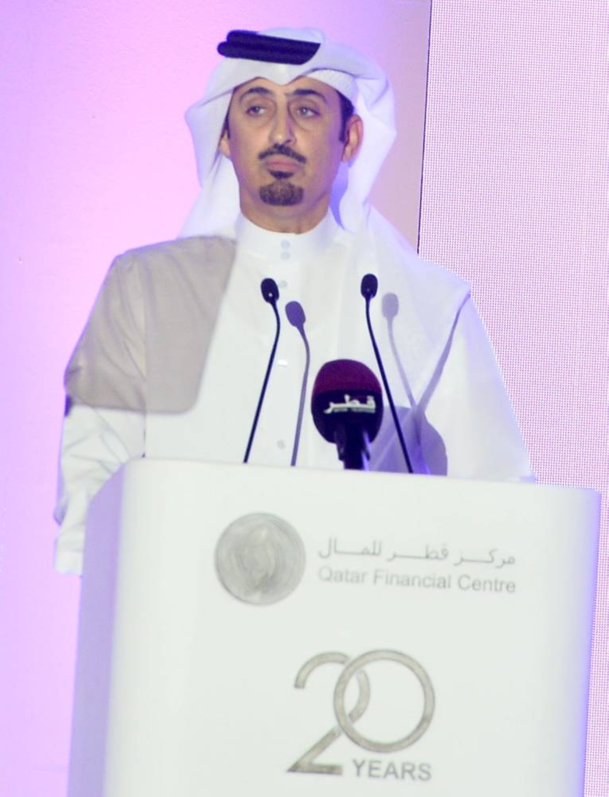 QFC Authority chief executive officer Mansoor Rashid al-Khater.