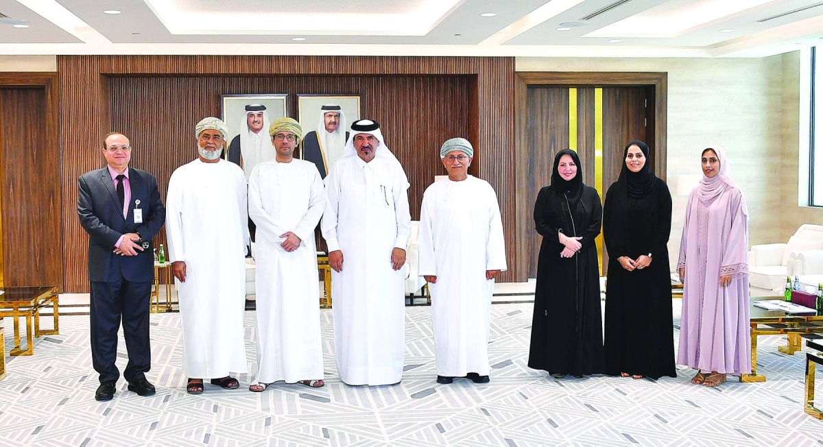 Qatar Chamber first vice-chairman Mohamed bin Towar al-Kuwari, who is also chairman of the chamber’s Education Committee, met with Sheikh al-Qasim bin Mohamed al-Harthi, who chairs the Education Committee of the Oman Chamber of Commerce and Industry.