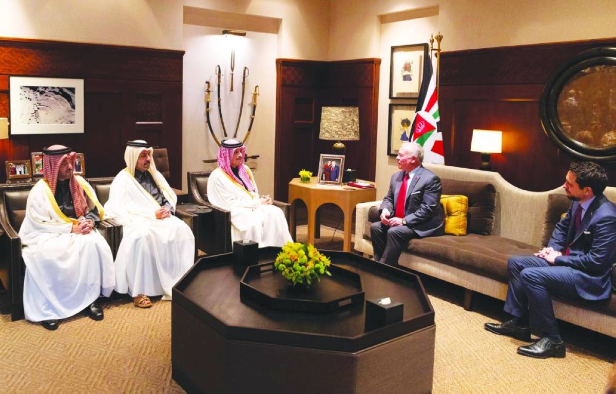 PM meets Jordan's king, PM and deputy PM