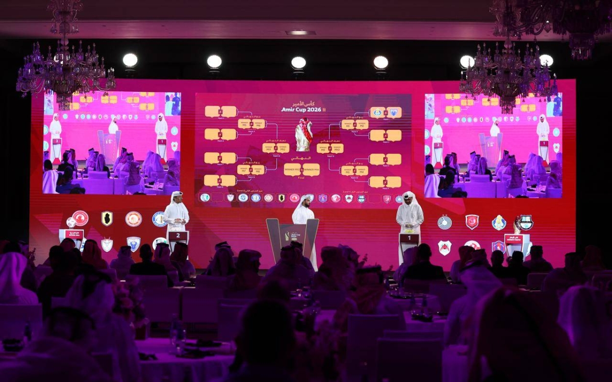 The draw ceremony began with a short documentary film highlighting the history of the Amir Cup, showcasing past champions and memorable moments. 