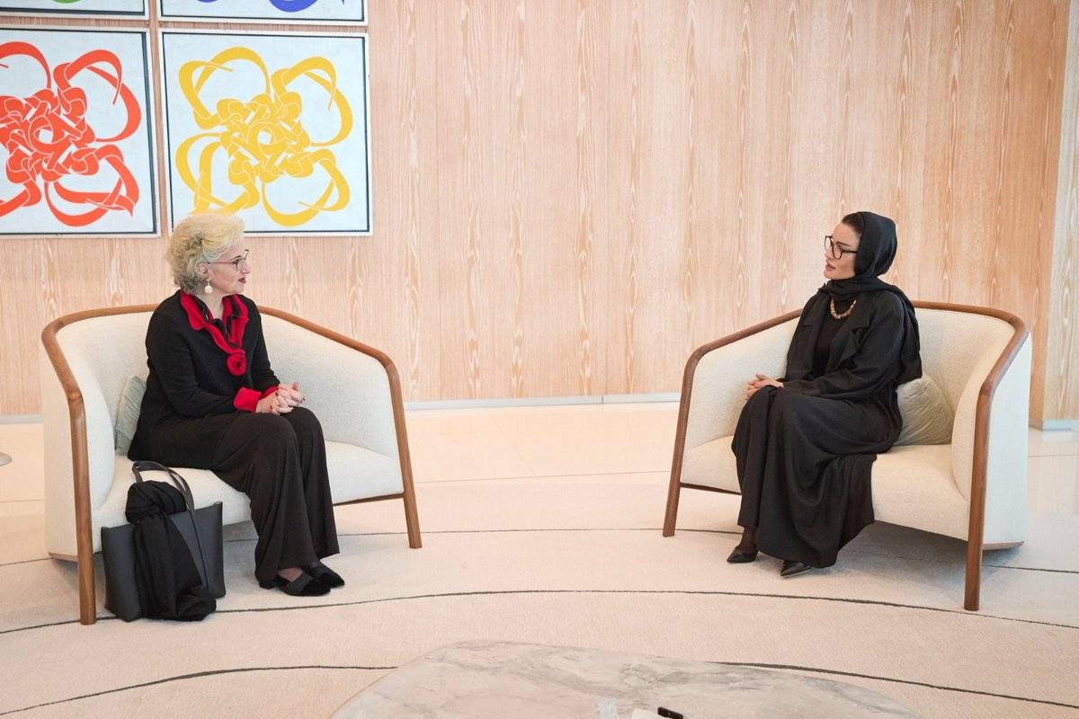 Her Highness meets Lebanese Minister of Education and Higher Education