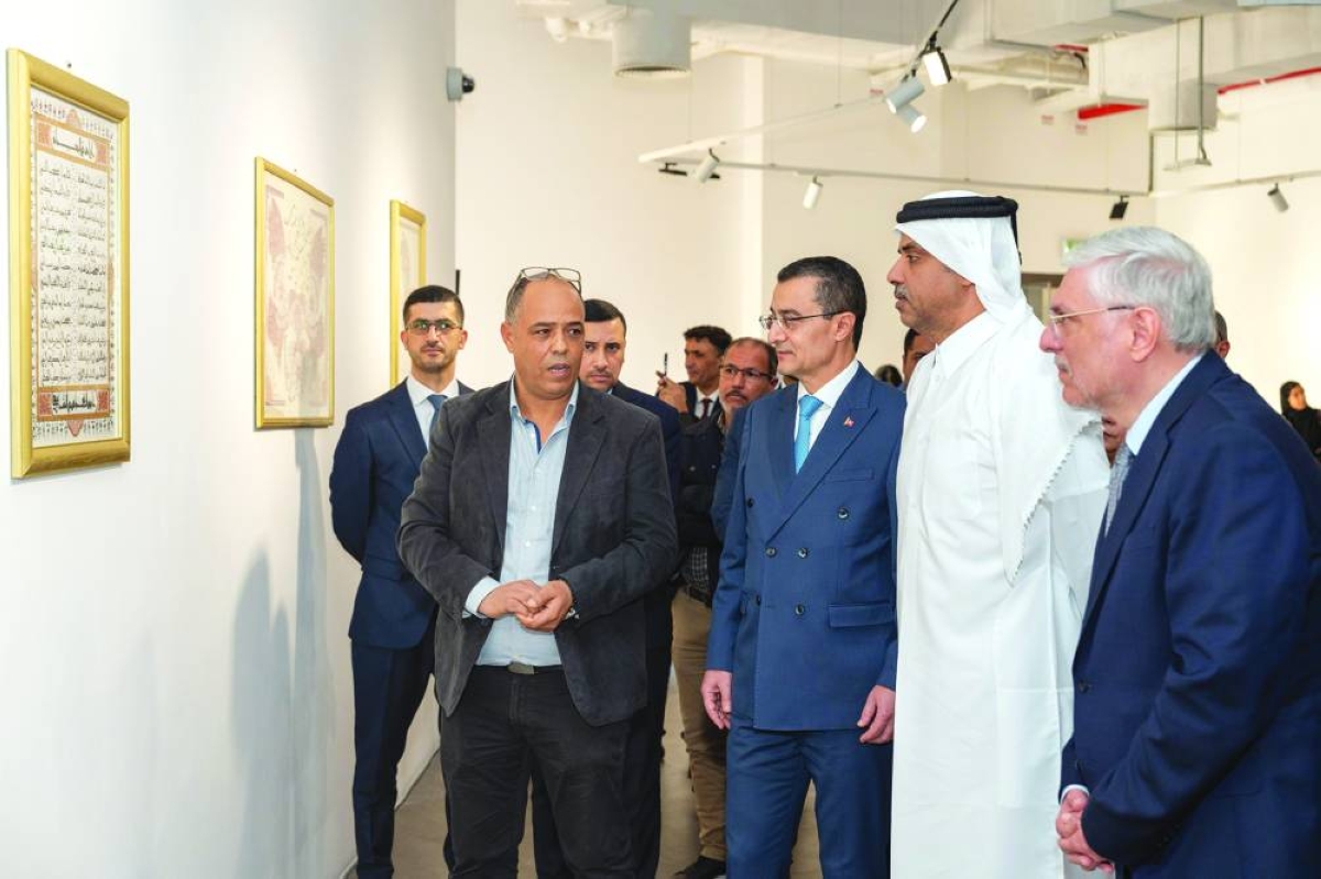 Arabic calligraphy in Tunisia exhibition at Katara concludes
