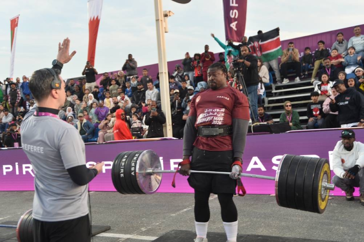 Kenyan star Oketch claims historic 10th title as Qatar’s Strongest Man