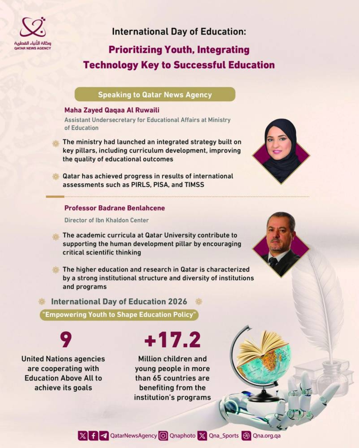 Prioritising youth, integrating technology key to education