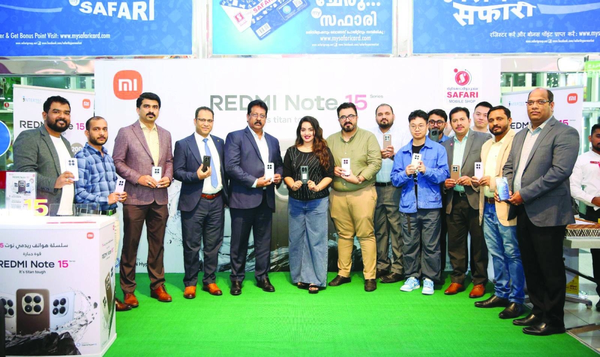Officials of Safari Group of Companies, Intertec Group, and Xiaomi at the launch event on Saturday.