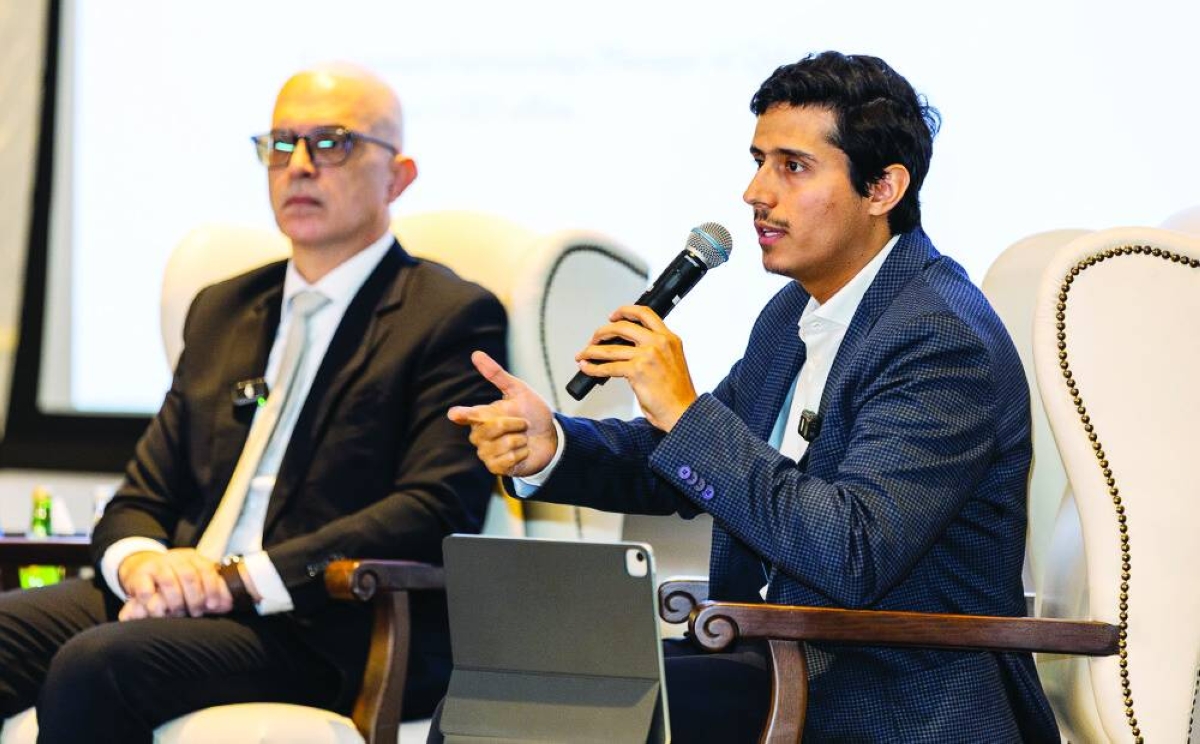 Dr Said Ismail and Fidaa al-Din Yahya.