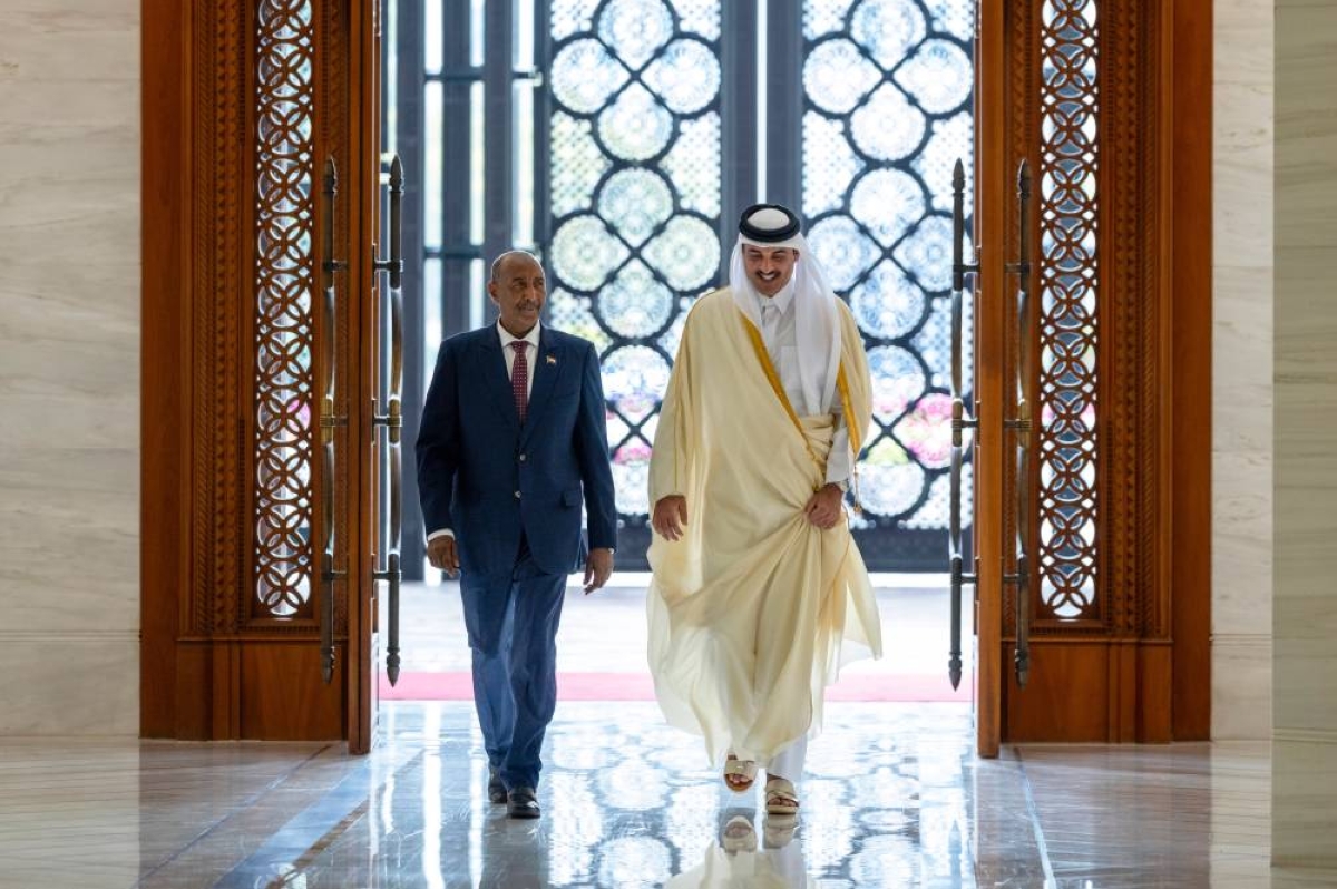 HH the Amir, Chairman of the Transitional Sovereignty Council of Sudan hold official talks session