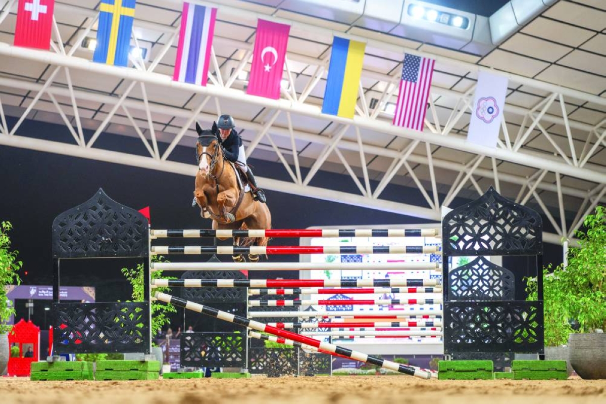 
Millie Allen claimed the honours in the CSI5* Six Bar competition over 150cm with Quickly D vh Ijzerenlindehof.