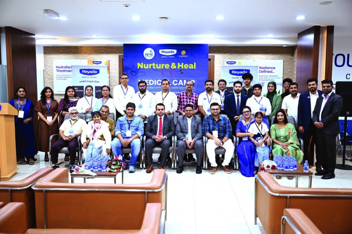 Nest Internal Academy & Research Centre Qatar holds medical camp for special needs kids