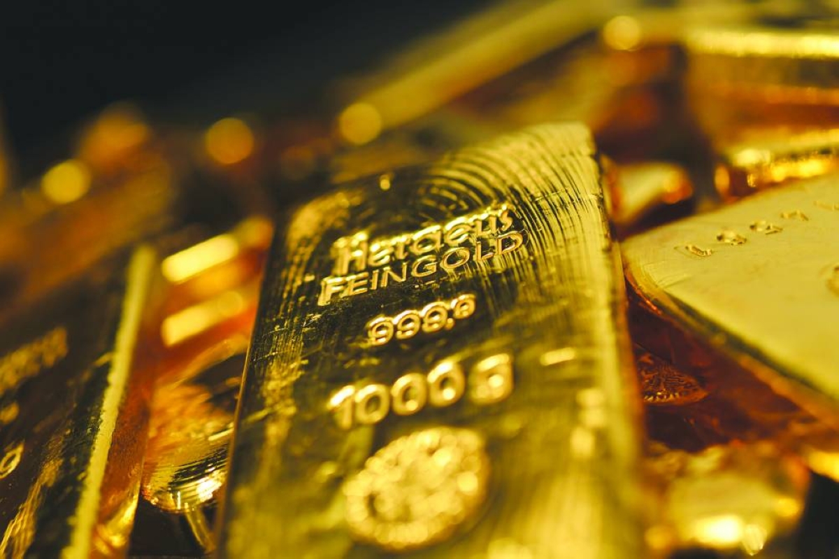 
A Heraeus gold bar. PICTURE: Andreas Gebert/Bloomberg 