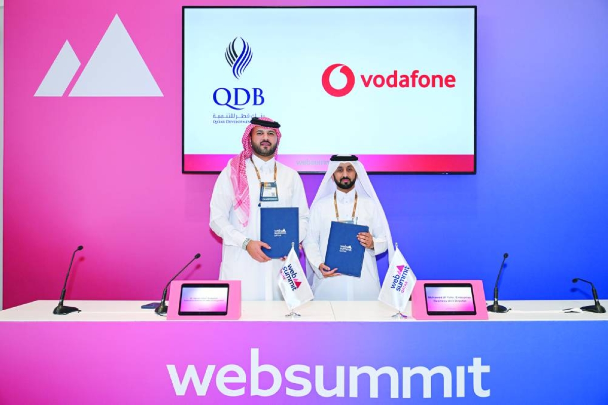 Vodafone Qatar, QDB sign MoU to deliver strategic support for startups, SMEs at Web Summit 2026
