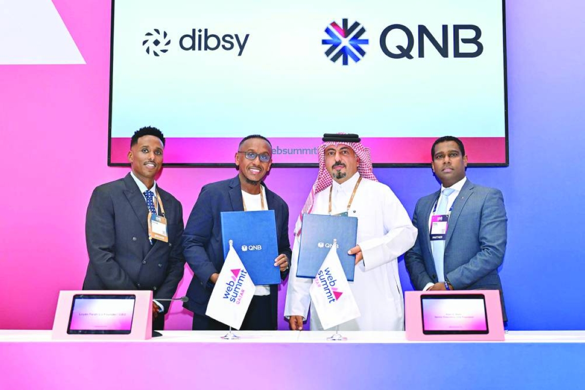 QNB, Dibsy sign strategic partnership agreement at Web Summit