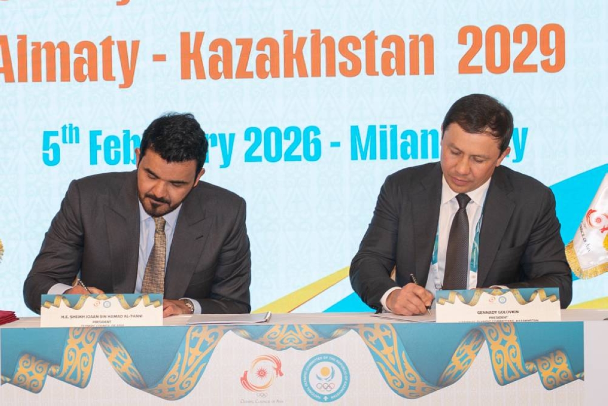 Olympic Council of Asia signs host city contract for the 2029 Asian Winter Games in Almaty