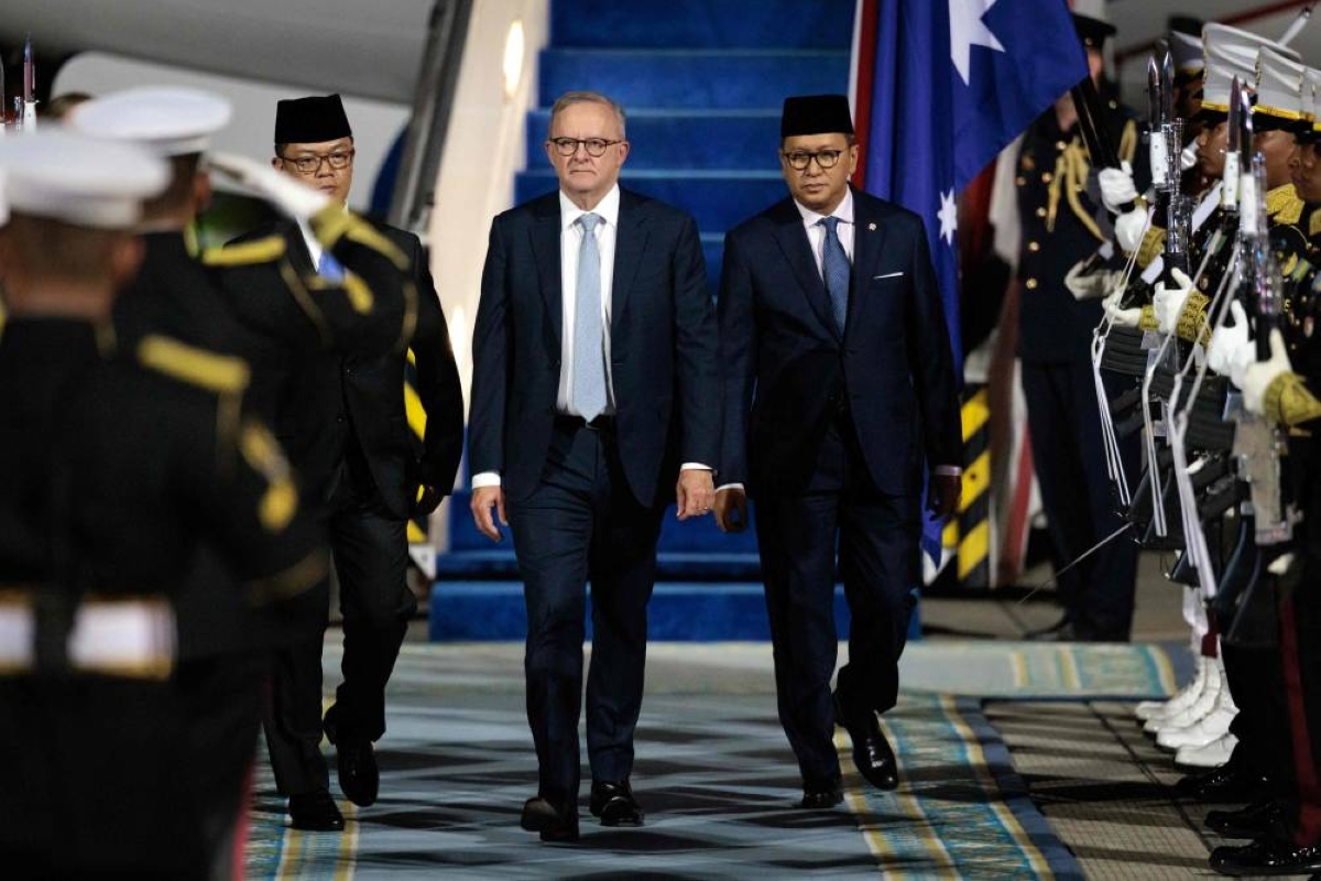 Australia’s PM arrives in Jakarta