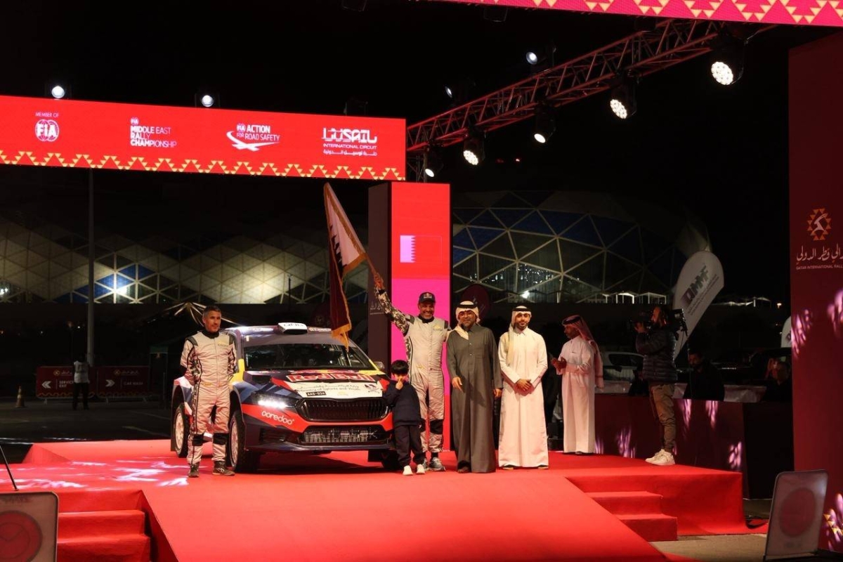 Cars were flagged over the podium in reverse order by QMMF President Abdulrahman al-Mannai and the QMMF’s Executive Director Amro al-Hamad.